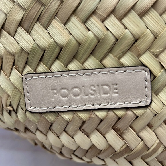 Poolside Mini Ibiza Handwoven Basket Crossbody Bag Coconut - Picture 10 of 16